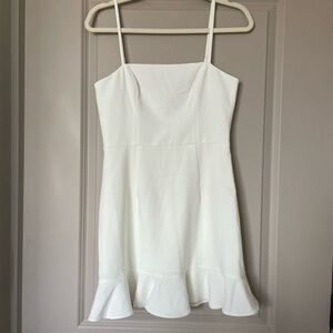 French Connection White Bridal Dress, Size 6